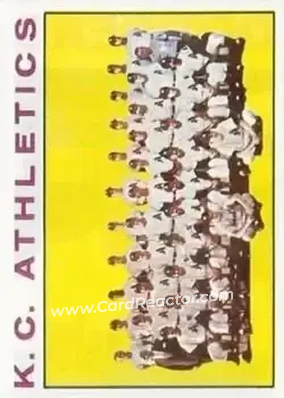1964 Topps #151 - Athletics - Kansas City Athletics - Front 1964 Topps #151 - Athletics - Kansas City Athletics - Front