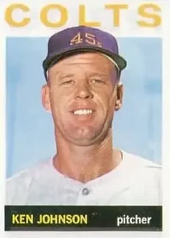 1964 Topps #158 - Ken Johnson - Houston Colt .45s