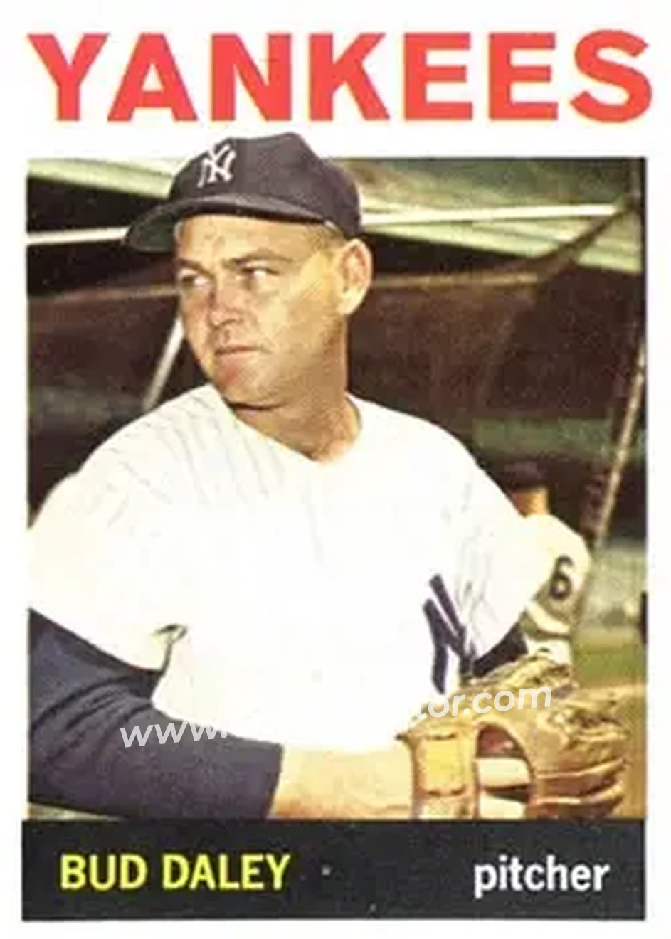 1964 Topps #164 - Bud Daley - New York Yankees - Front