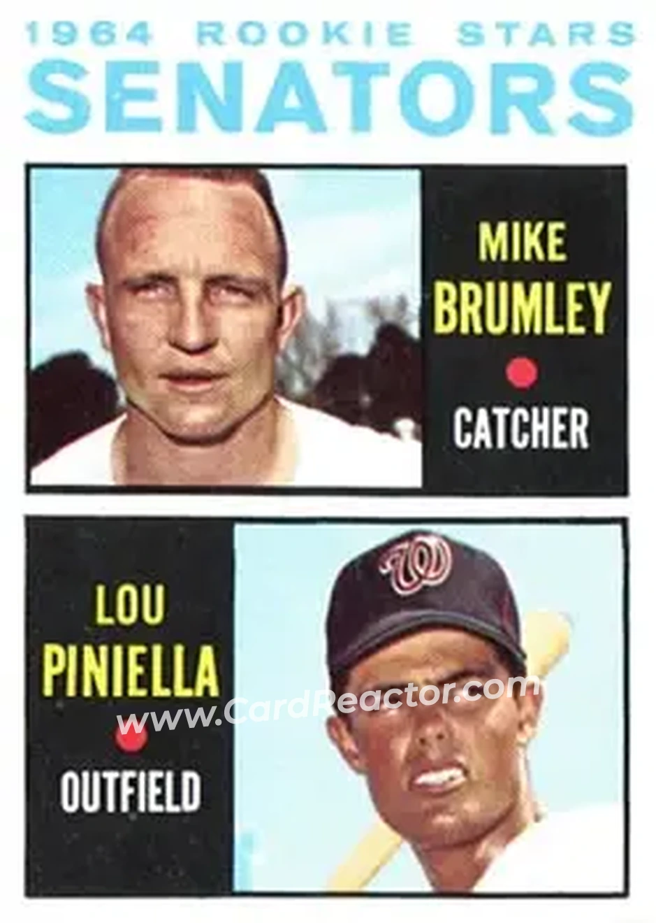 1964 Topps #167 - Lou Piniella) - Washington Senators - Front