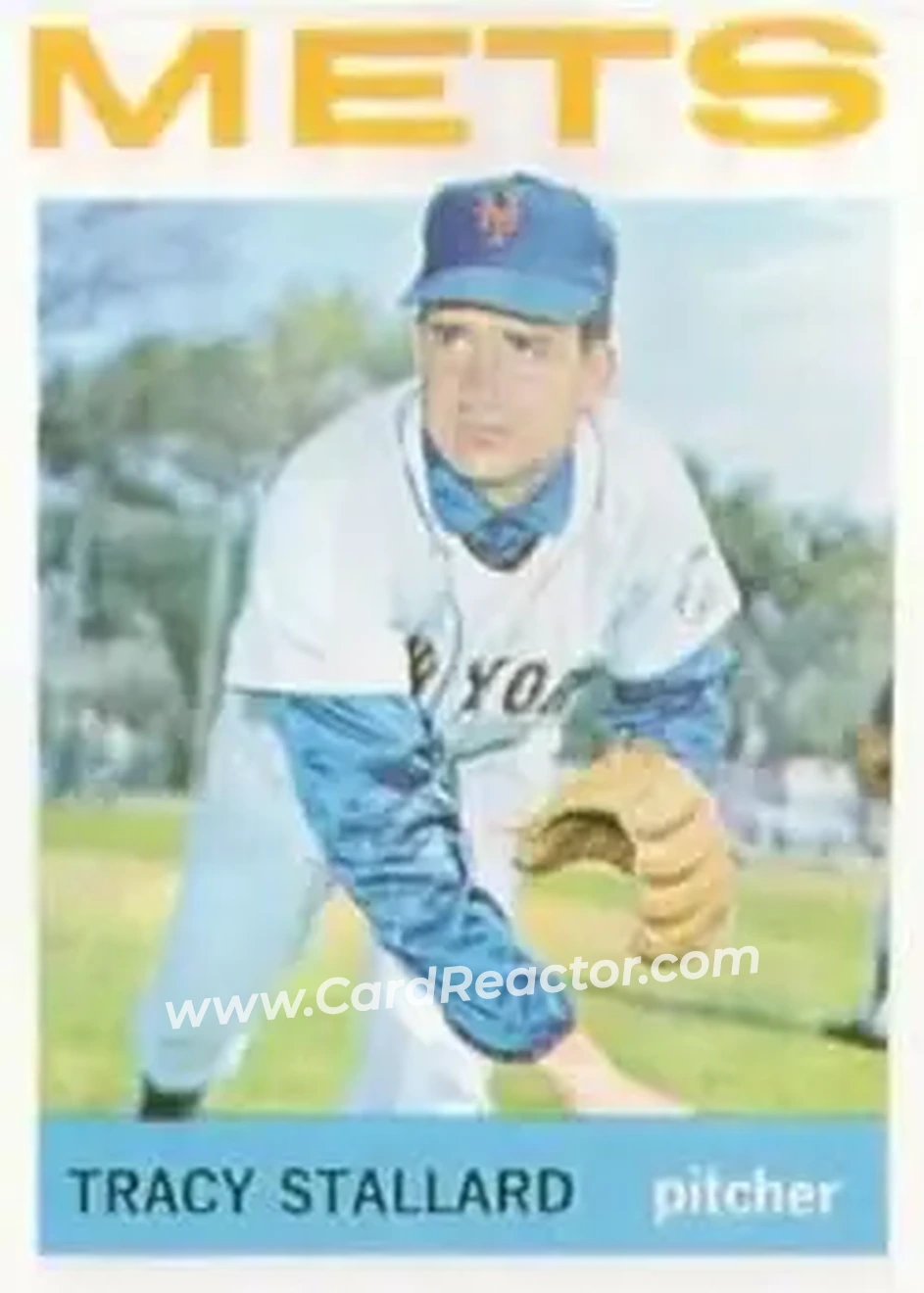 1964 Topps #176 - Tracy Stallard - New York Mets - Front 1964 Topps #176 - Tracy Stallard - New York Mets - Front