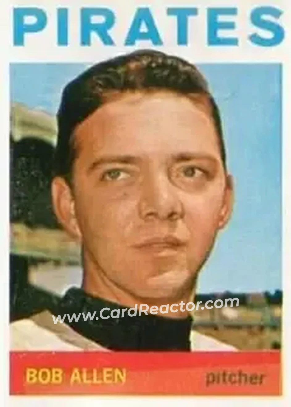1964 Topps #209 - Bob Allen - Pittsburgh Pirates - Front