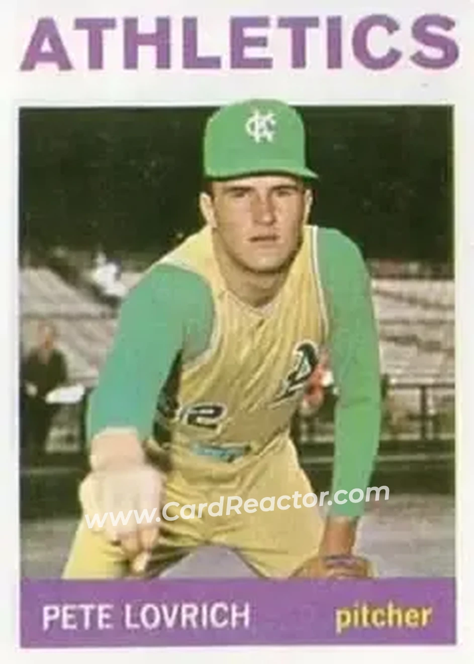 1964 Topps #212 - Pete Lovrich - Kansas City Athletics - Front