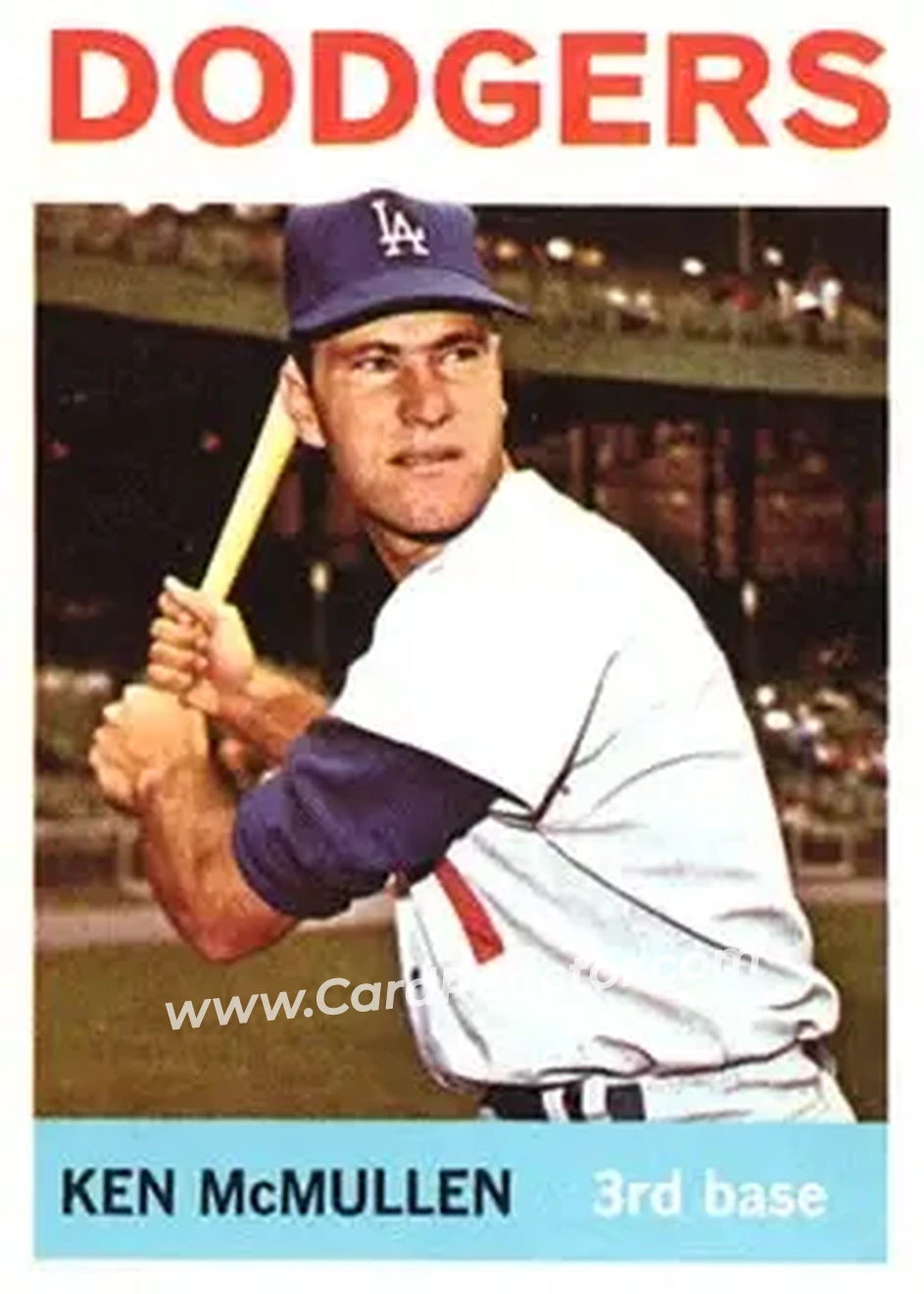 1964 Topps #214 - Ken McMullen - Los Angeles Dodgers - Front