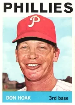 1964 Topps #254 - Don Hoak - Philadelphia Phillies