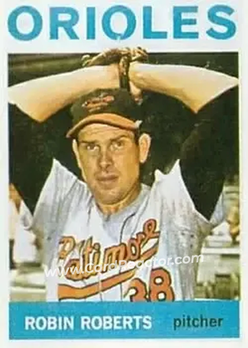 1964 Topps #285 - Robin Roberts - Baltimore Orioles
