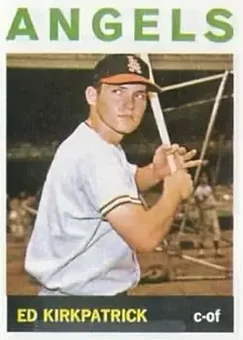 1964 Topps #296 - Ed Kirkpatrick - Los Angeles Angels