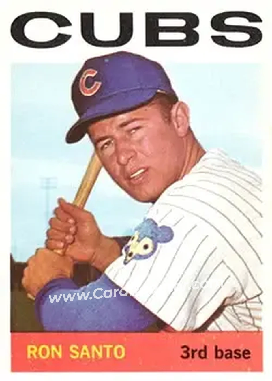 1964 Topps #375 - Ron Santo - Chicago Cubs