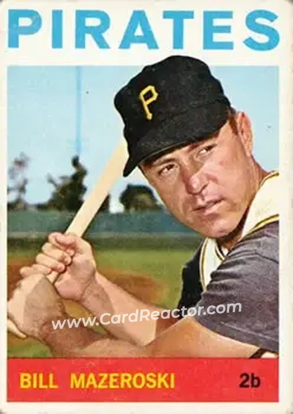 1964 Topps #570 - Bill Mazeroski - Pittsburgh Pirates