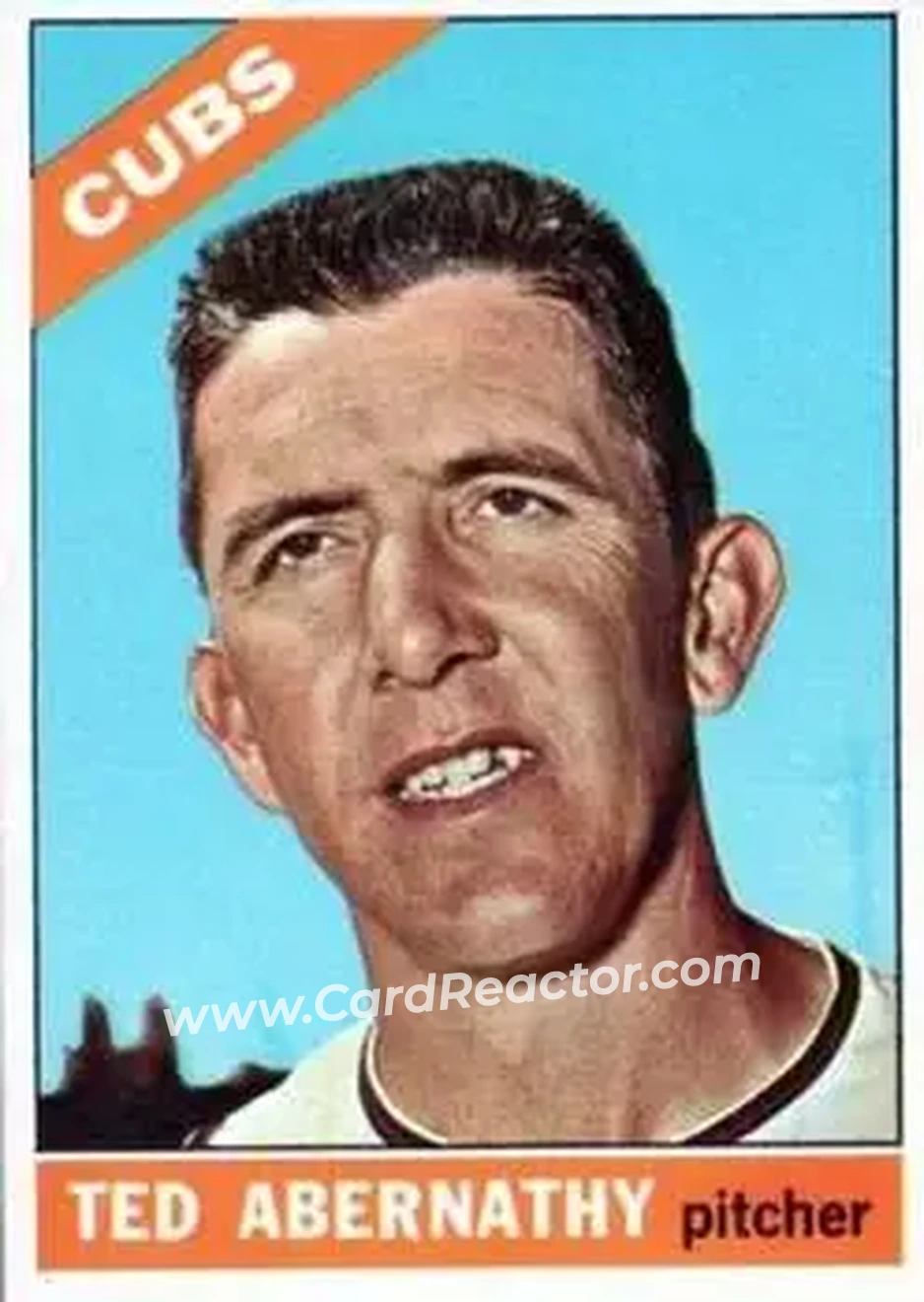 1966 Topps #2 - Ted Abernathy - Chicago Cubs - Front