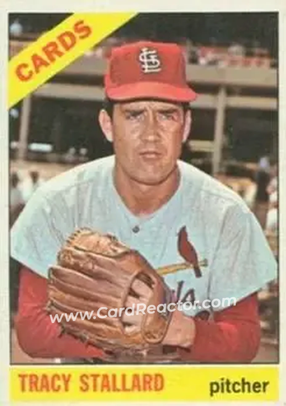 1966 Topps #7 - Tracy Stallard - St. Louis Cardinals - Front
