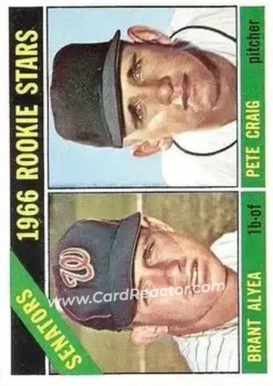 1966 Topps #11 - Card #11 - Washington Senators - Front