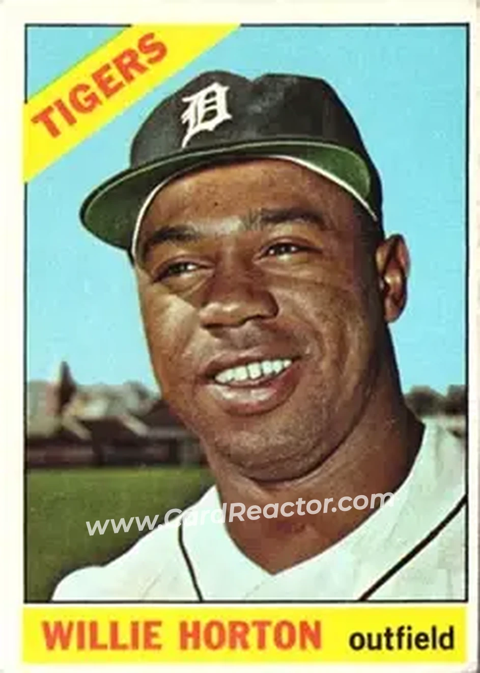 1966 Topps #20 - Willie Horton - Detroit Tigers - Front