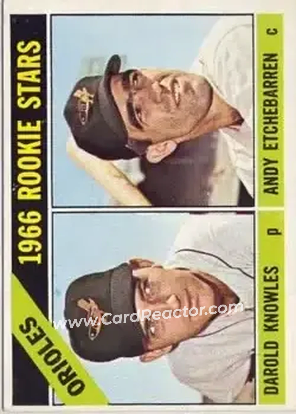 1966 Topps #27 - Card #27 - Baltimore Orioles - Front
