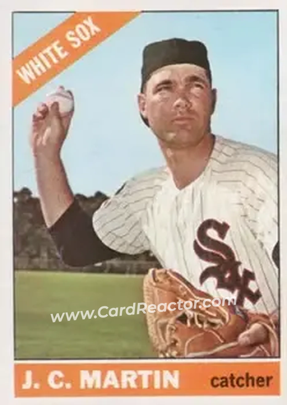 1966 Topps #47 - J.C. Martin - Chicago White Sox - Front