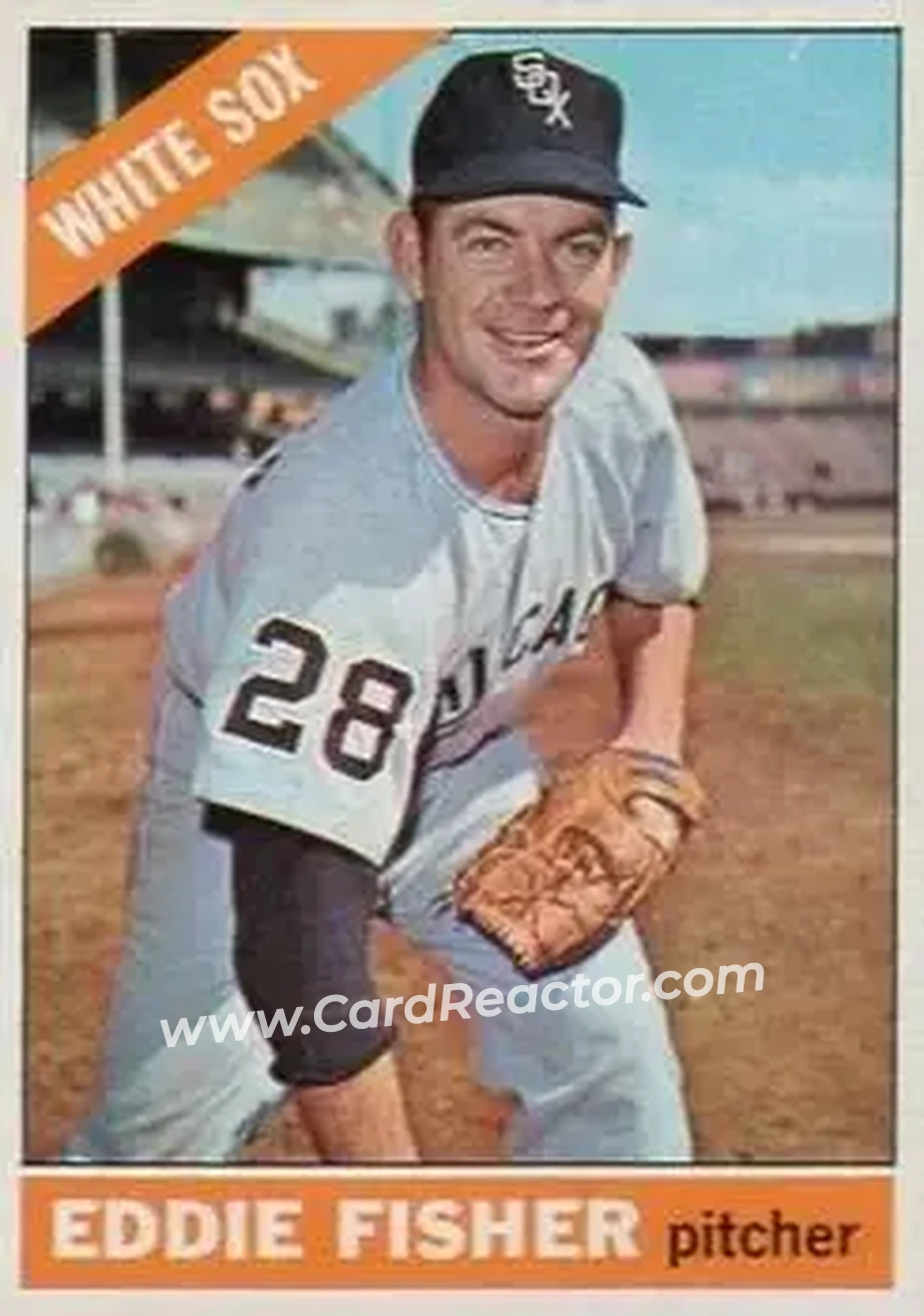1966 Topps #85 - Eddie Fisher - Chicago White Sox - Front