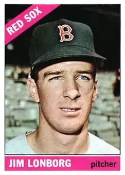1966 Topps #93 - Jim Lonborg - Boston Red Sox