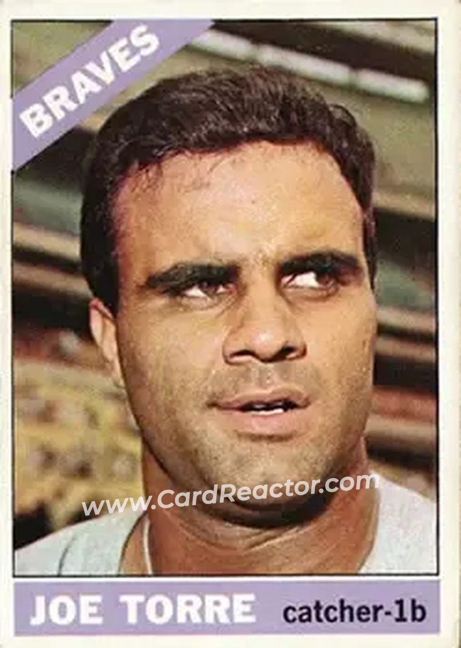 1966 Topps #130 - Joe Torre - Atlanta Braves - Front 1966 Topps #130 - Joe Torre - Atlanta Braves - Front