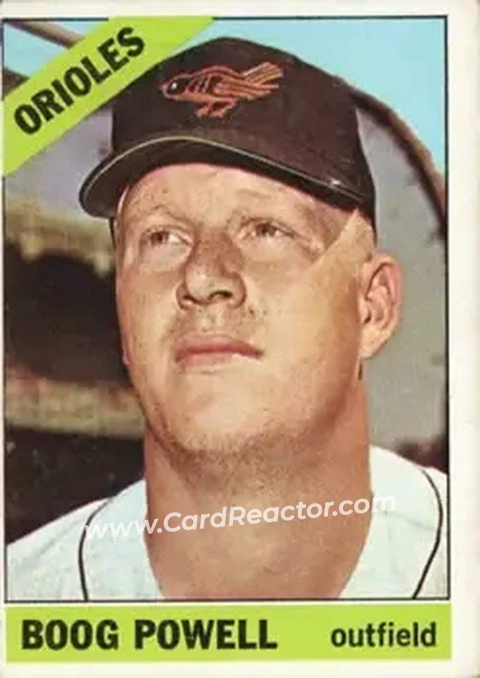 1966 Topps #167 - John Powell - Baltimore Orioles - Front