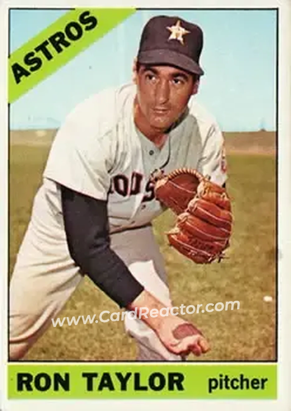 1966 Topps #174 - Ron Taylor - Houston Astros - Front