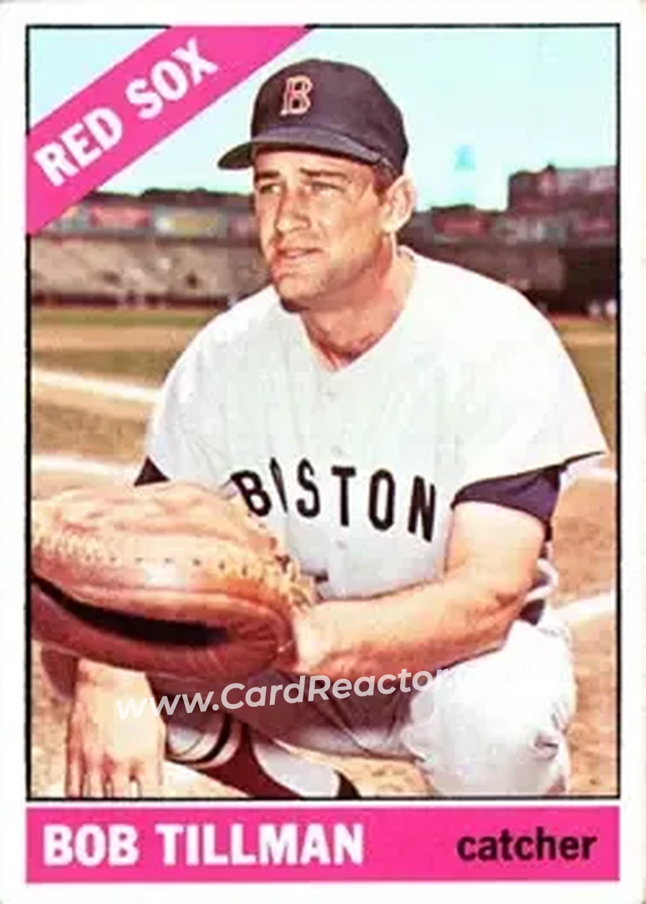 1966 Topps #178 - Bob Tillman - Boston Red Sox - Front