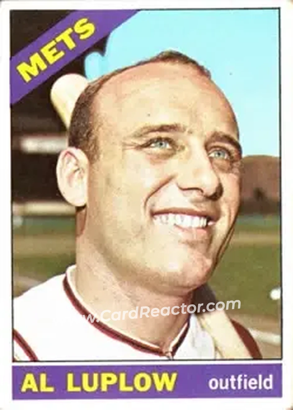 1966 Topps #188 - Al Luplow - New York Mets - Front