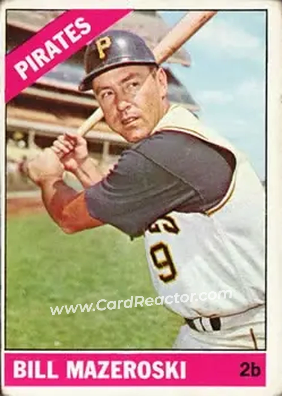 1966 Topps #210 - Bill Mazeroski - Pittsburgh Pirates