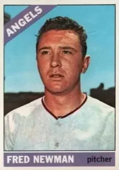 1966 Topps #213 - Fred Newman - California Angels