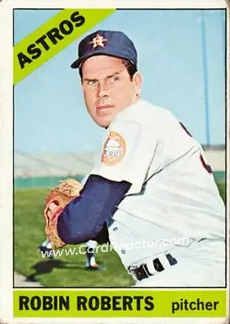 1966 Topps #530 - Robin Roberts - Houston Astros