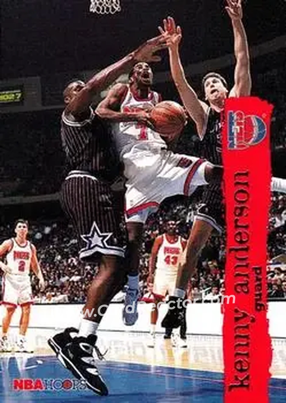 1995-96 Hoops #101 - Kenny Anderson - New Jersey Nets - Front 1995-96 Hoops #101 - Kenny Anderson - New Jersey Nets - Front