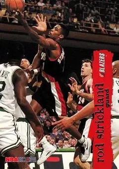 1995-96 Hoops #136 - Rod Strickland - Portland Trail Blazers