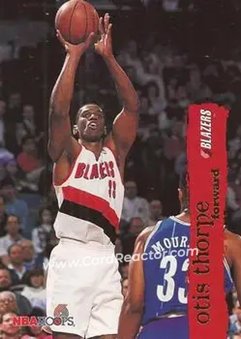 1995-96 Hoops #137 - Otis Thorpe - Portland Trail Blazers - Front