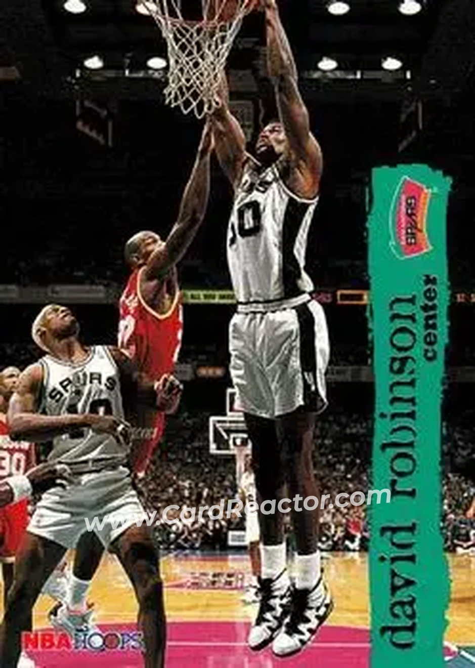 1995-96 Hoops #149 - David Robinson - San Antonio Spurs - Front