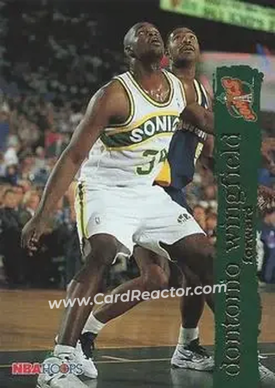 1995-96 Hoops #157 - Dontonio Wingfield - Seattle SuperSonics - Front
