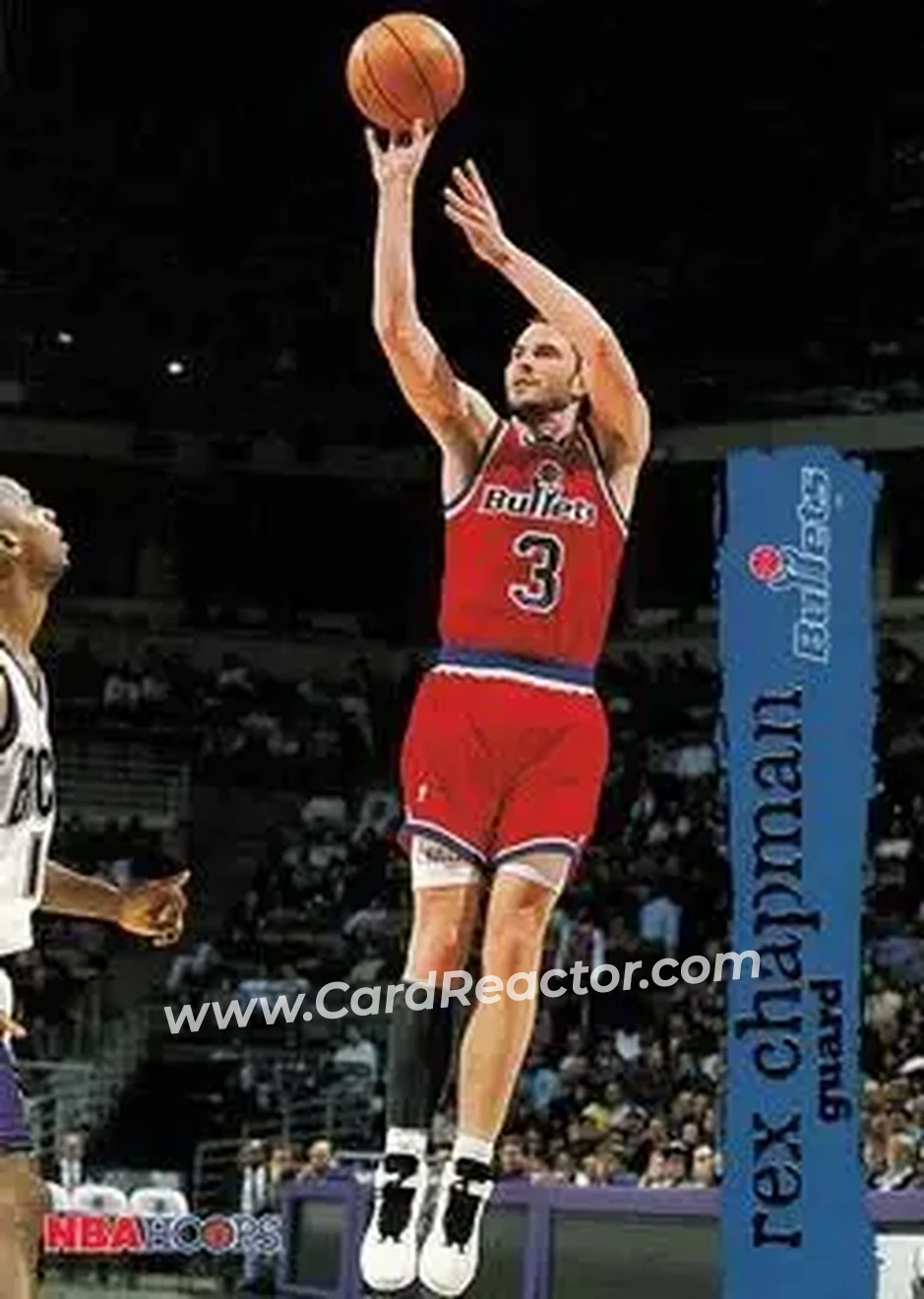 1995-96 Hoops #164 - Rex Chapman - Washington Bullets - Front 1995-96 Hoops #164 - Rex Chapman - Washington Bullets - Front