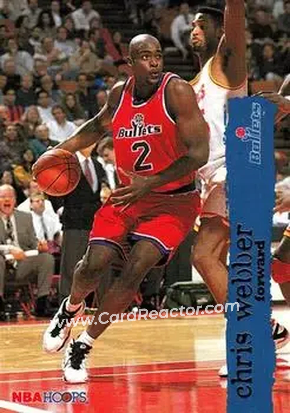 1995-96 Hoops #170 - Chris Webber - Washington Bullets - Front