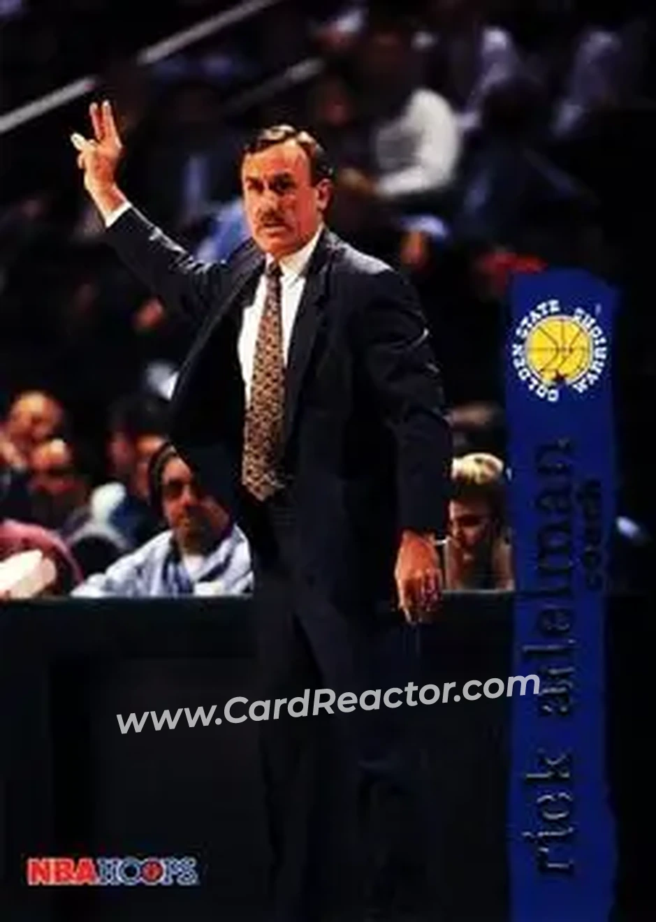 1995-96 Hoops #178 - Rick Adelman - Golden State Warriors - Front 1995-96 Hoops #178 - Rick Adelman - Golden State Warriors - Front
