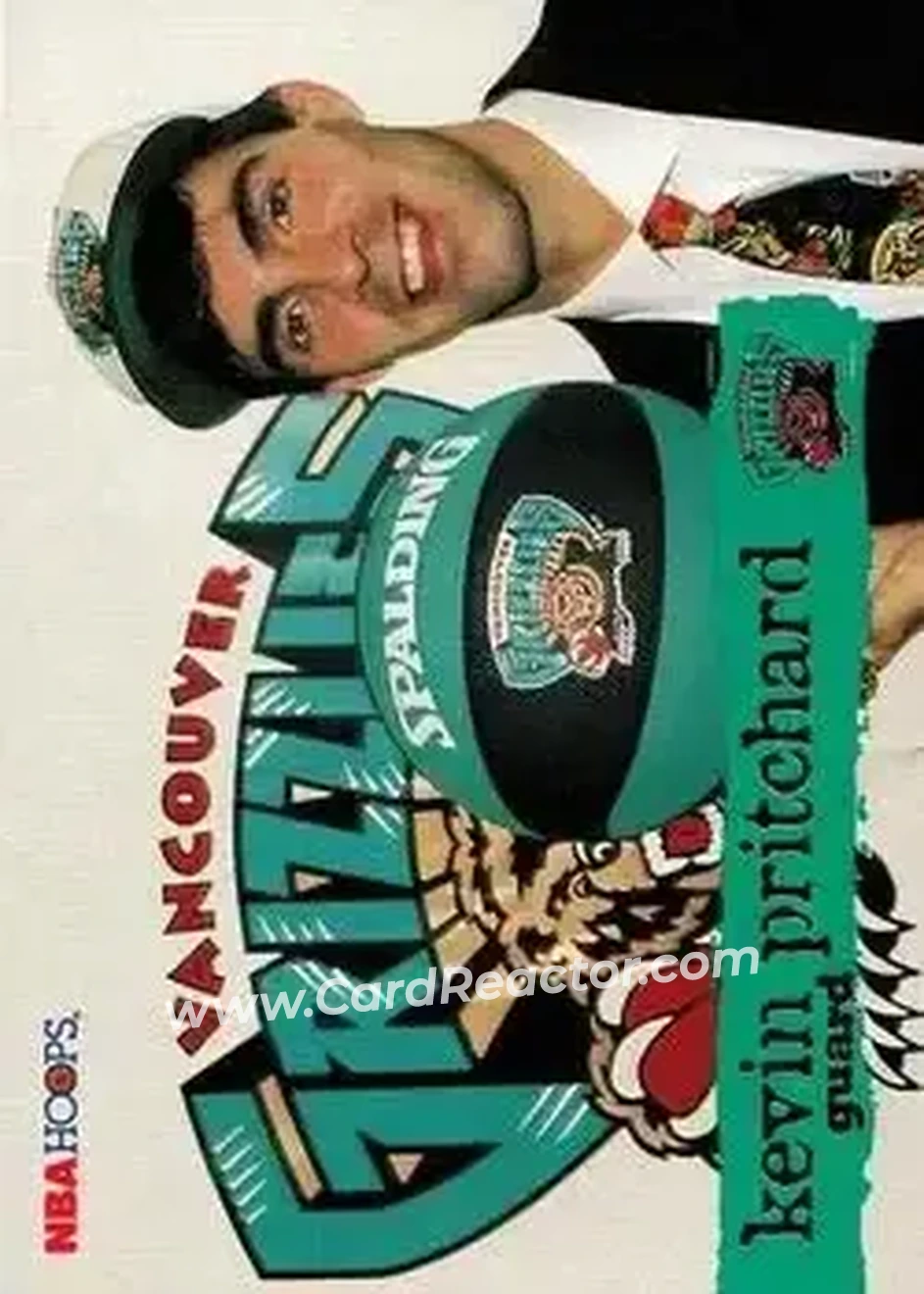 1995-96 Hoops #196 - Kevin Pritchard - Vancouver Grizzlies - Front