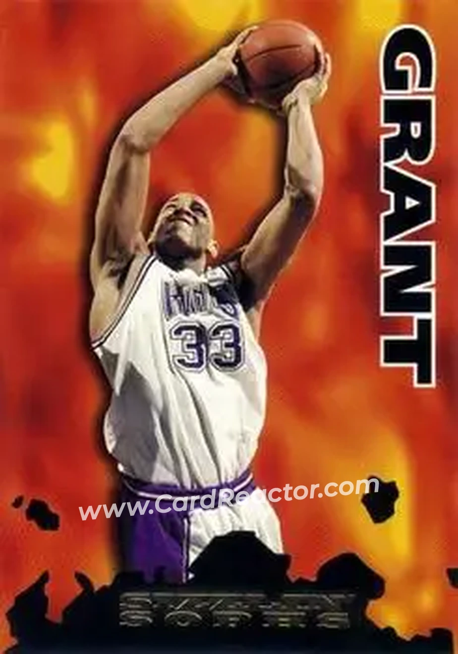 1995-96 Hoops #198 - Brian Grant - Sacramento Kings - Front