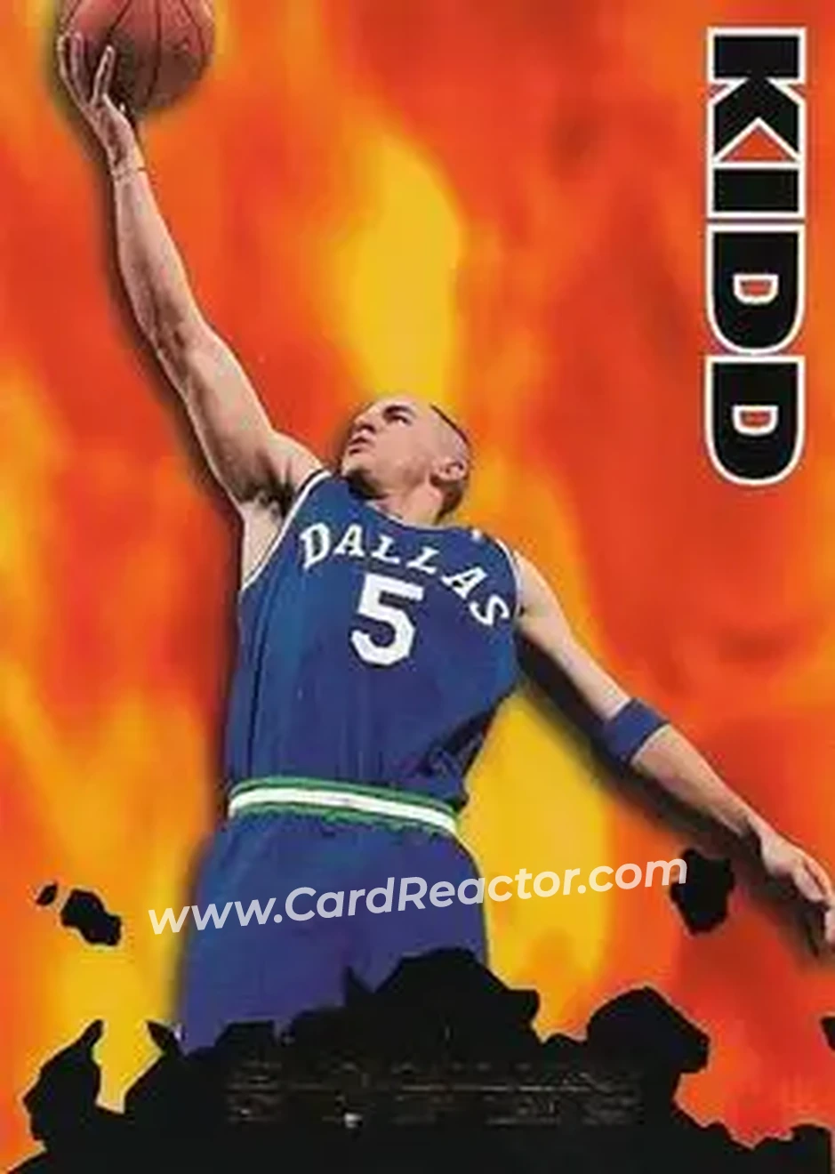 1995-96 Hoops #202 - Jason Kidd - Dallas Mavericks - Front