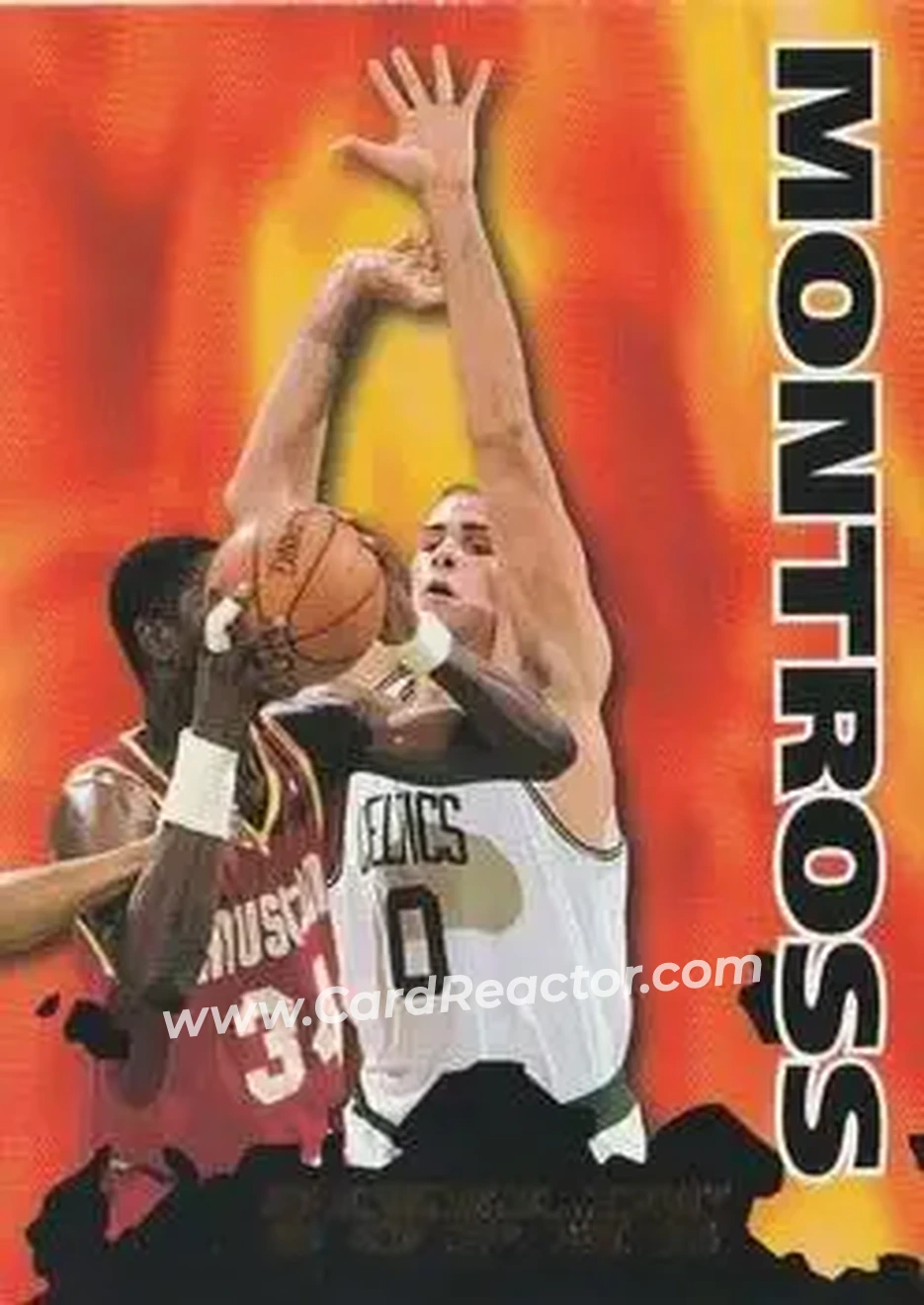 1995-96 Hoops #204 - Eric Montross - Boston Celtics - Front