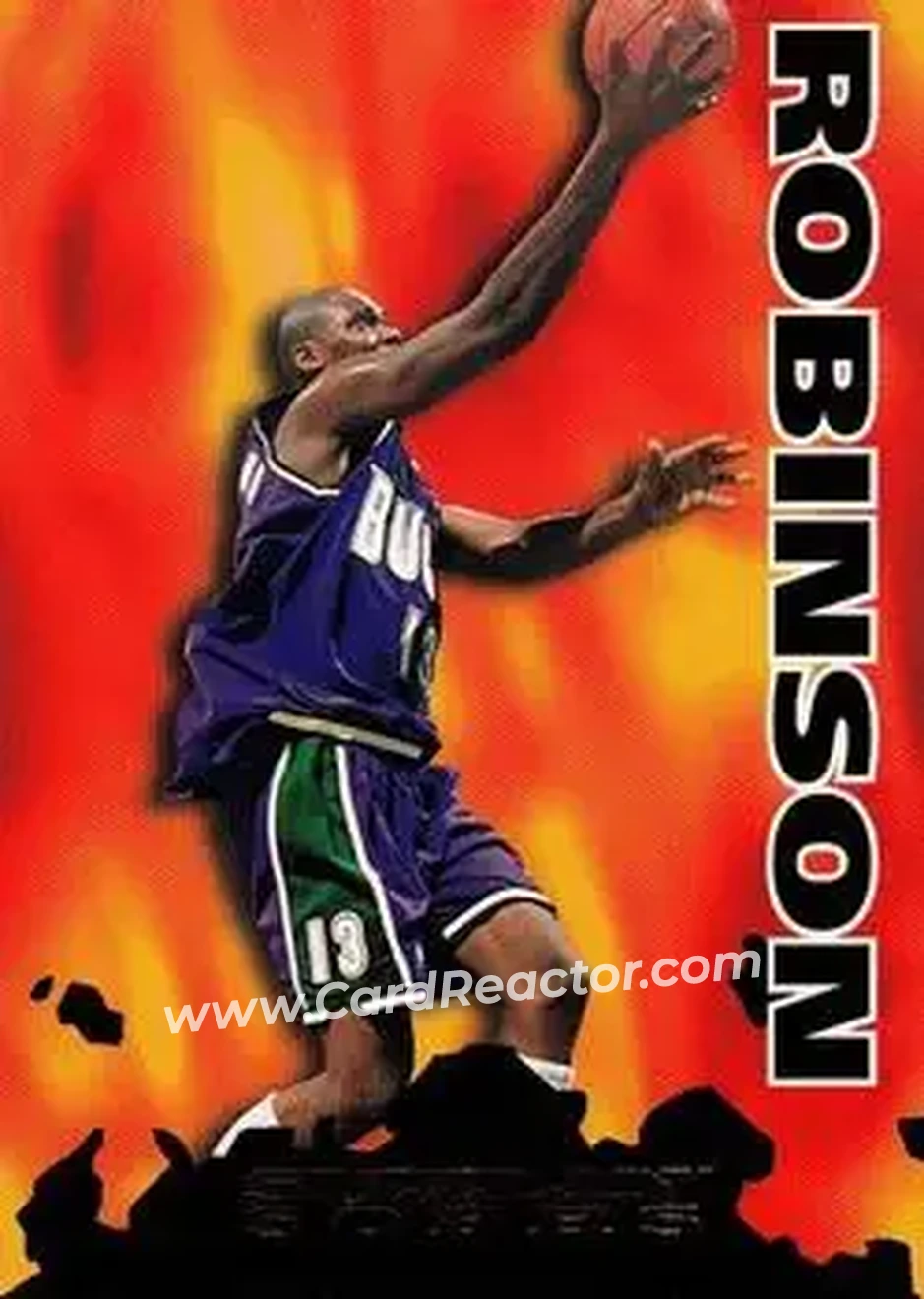 1995-96 Hoops #205 - Glenn Robinson - Milwaukee Bucks - Front