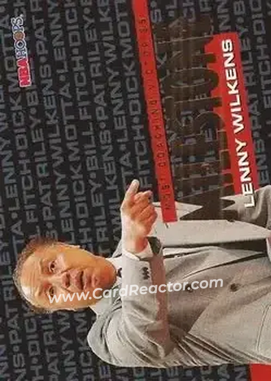 1995-96 Hoops #216 - Lenny Wilkens - Atlanta Hawks - Front 1995-96 Hoops #216 - Lenny Wilkens - Atlanta Hawks - Front