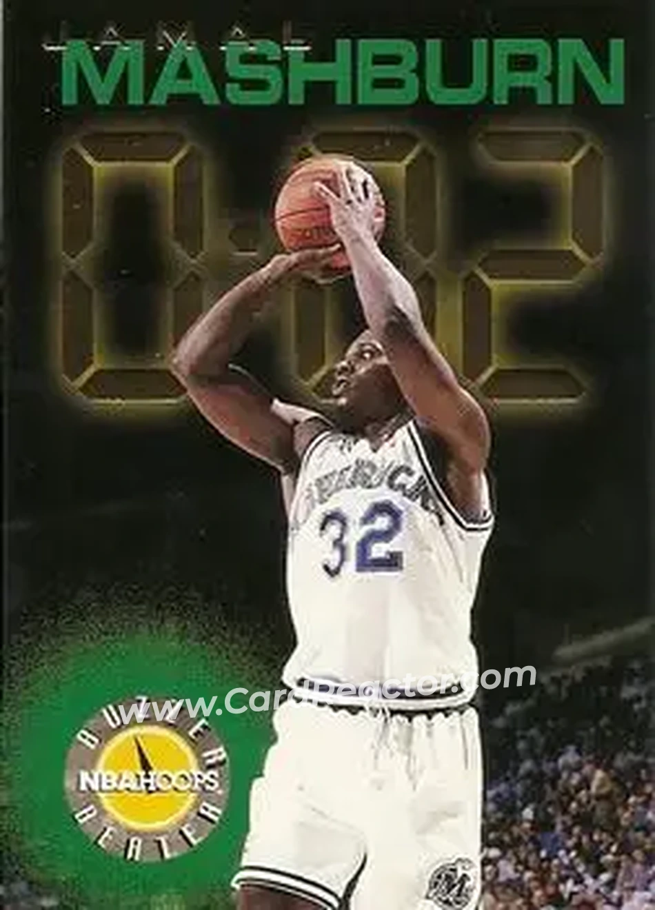 1995-96 Hoops #223 - Jamal Mashburn - Dallas Mavericks - Front