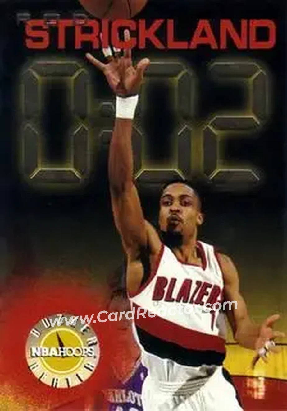 1995-96 Hoops #227 - Rod Strickland - Portland Trail Blazers - Front