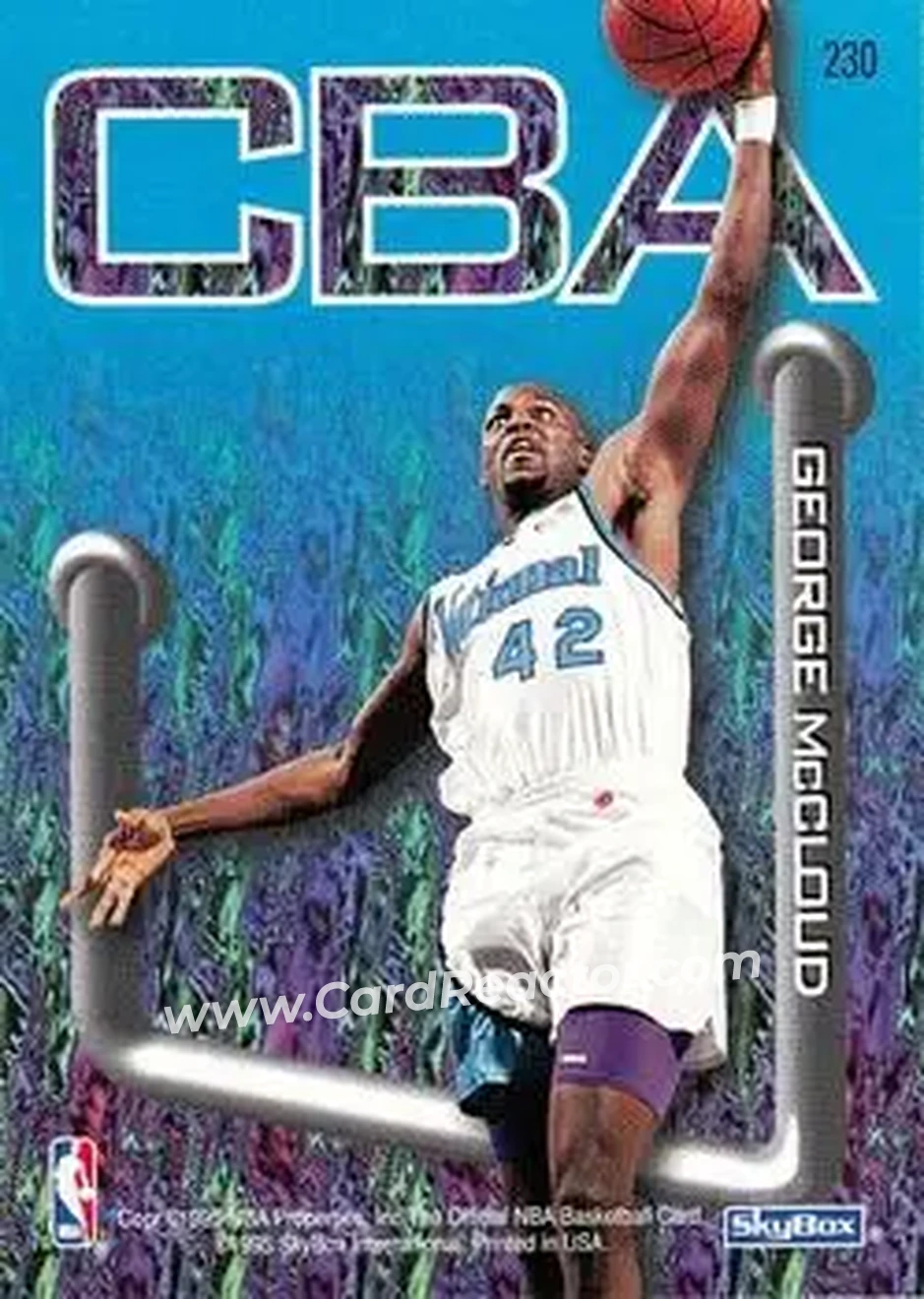 1995-96 Hoops #230 - Card #230 - Back 1995-96 Hoops #230 - Card #230 - Back