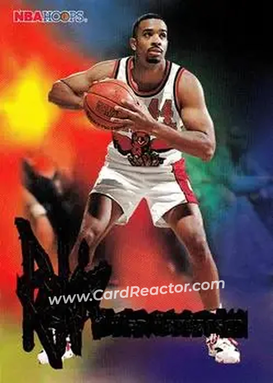 1995-96 Hoops #251 - Alan Henderson - Atlanta Hawks - Front