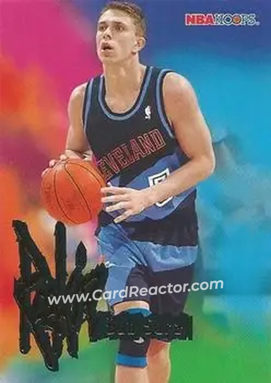 1995-96 Hoops #257 - Bob Sura - Cleveland Cavaliers - Front