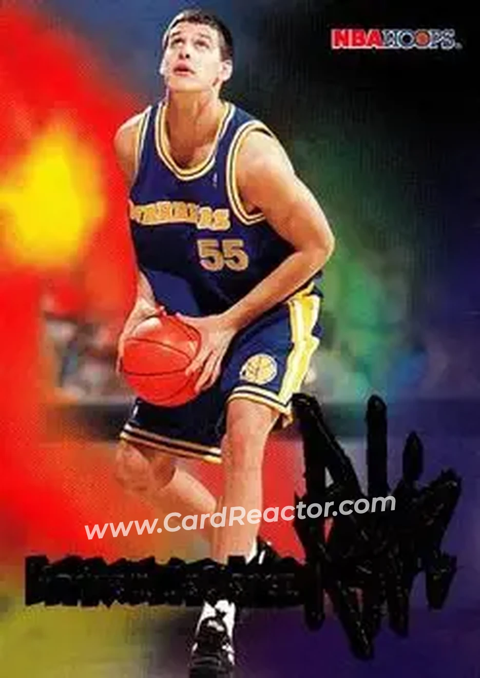 1995-96 Hoops #263 - Andrew DeClercq - Golden State Warriors - Front