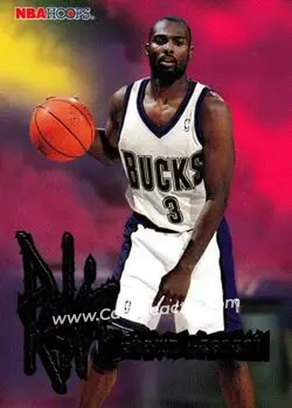 1995-96 Hoops #270 - Shawn Respert - Milwaukee Bucks - Front